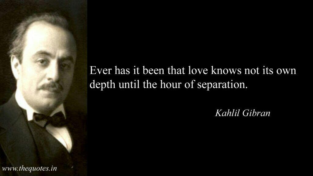Kahlil Gibran, Sang Lajang...