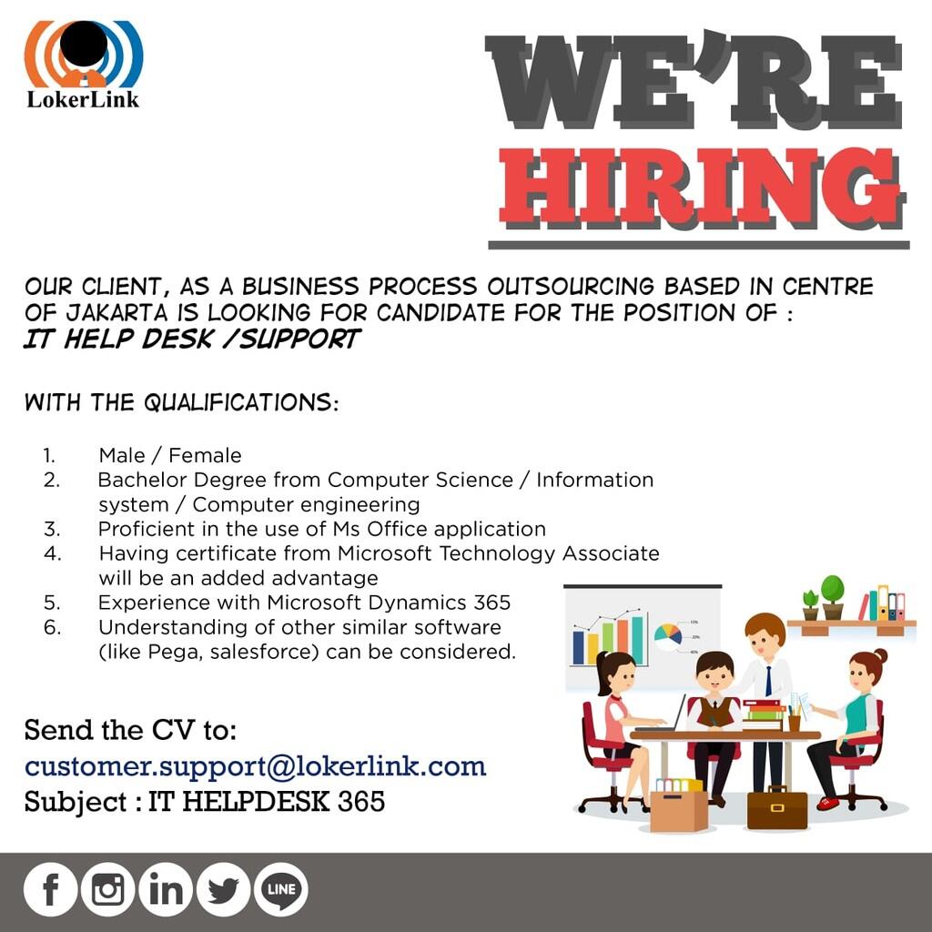 WE'RE HIRING! 4 positions below in Jakarta!