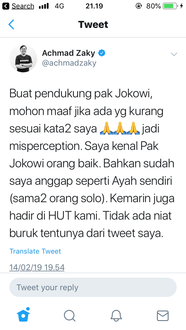 CEO Bukalapak Minta Maaf ke Jokower soal Cuitan Industri 4.0