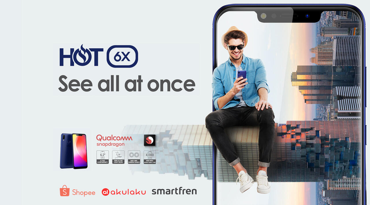 Huawei Y7 Pro + Voucher 50k Apa Infinix HOT 6X + Free Unlimited 1 Bulan?