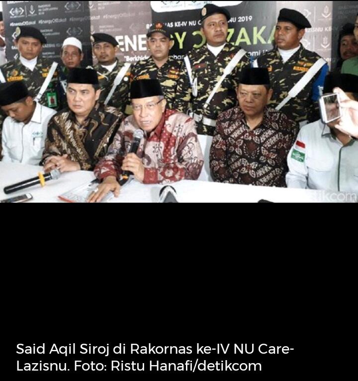 Said Aqil: Ahmad Dhani Bukan Warga NU!