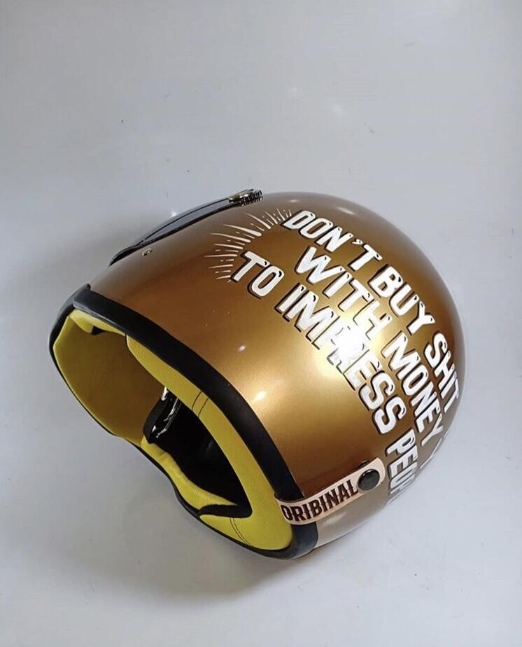 Terjual Helm Custom Oribinal Jogja KASKUS