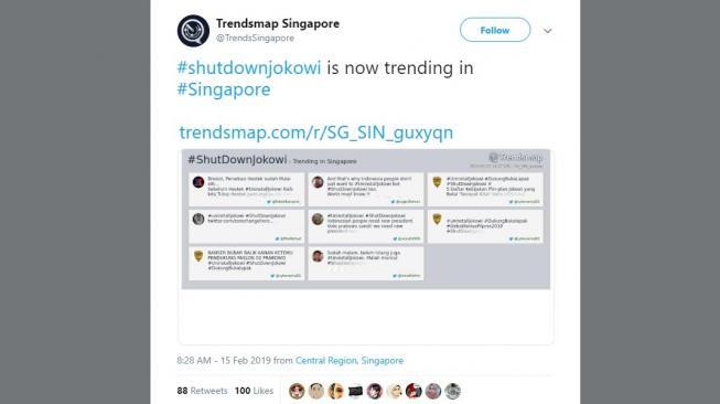 Tagar #ShutDownJokowi Jadi Trending di Twitter, Ada Apa?