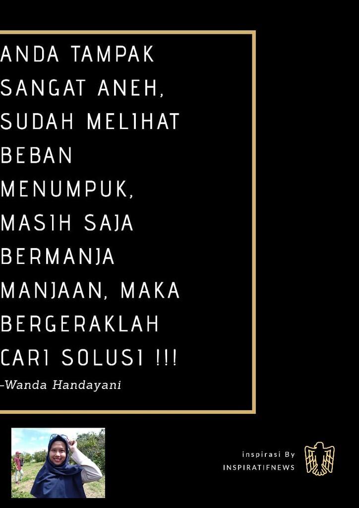 Jika tak berubah, Panggilah aku si manja !!!