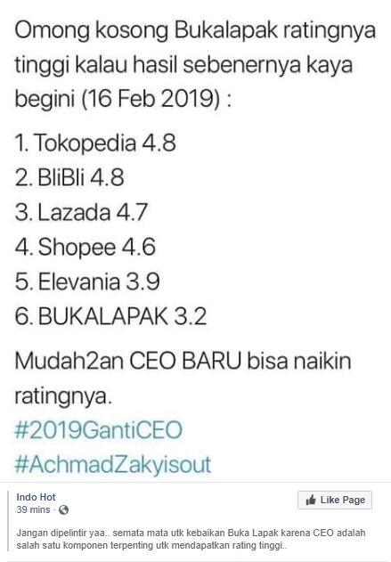 Maaf Achmad Zaky Disambut Seruan Jokowi Setop Uninstall Bukalapak