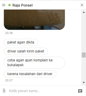 belanja di BUKALAPAK barang ngak dikirim