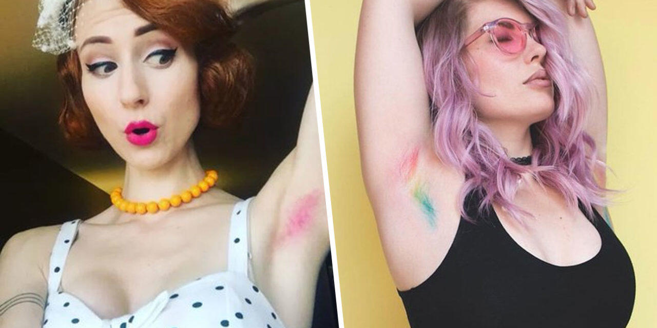 Bulu Ketek Warna-warni &quot;UNICORN&quot;,Tren Viral Kecantikan Yang Dilakukan CEWEK Cantik!