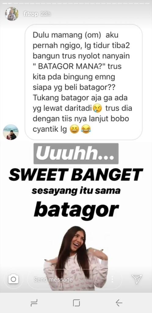 Mimpi Kan Bunga Tidur, Kalo Ngigau?