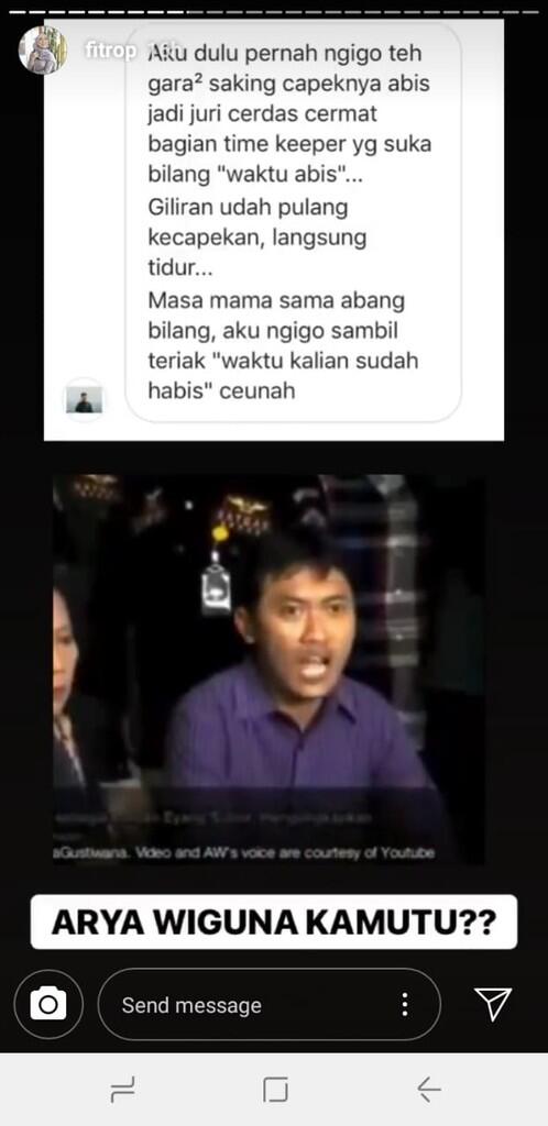 Mimpi Kan Bunga Tidur, Kalo Ngigau?