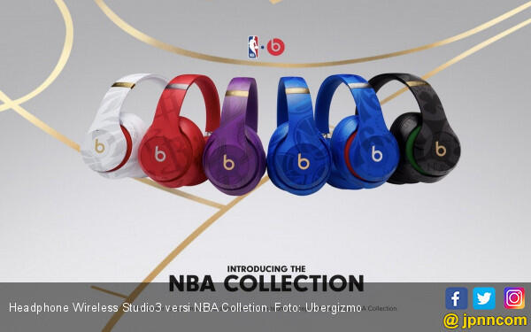 Apple Rilis Headphone Wireless Studio versi NBA Collection