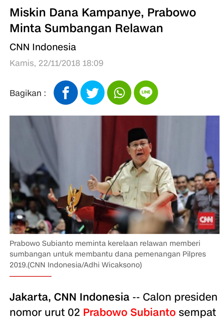 Wapres JK soal Lahan Prabowo: Saya yang Kasih Itu