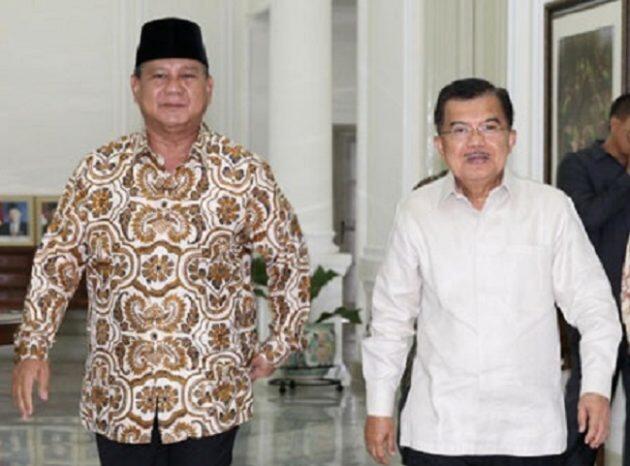 Pernyataan JK Dinilai Buktikan Prabowo Patriotis Jujur