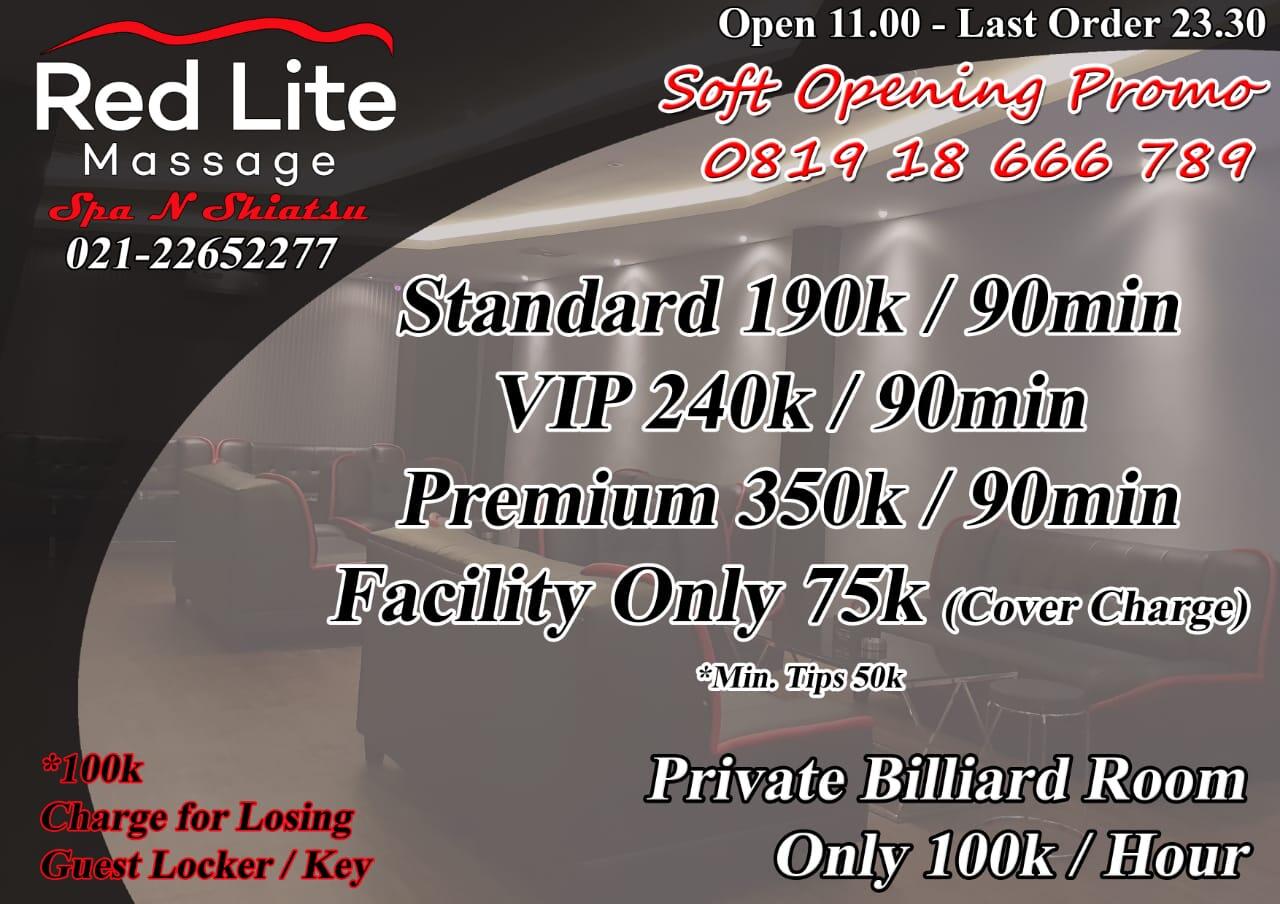 RED LITE Massage, Spa And Shiatsu Sunter (New)!