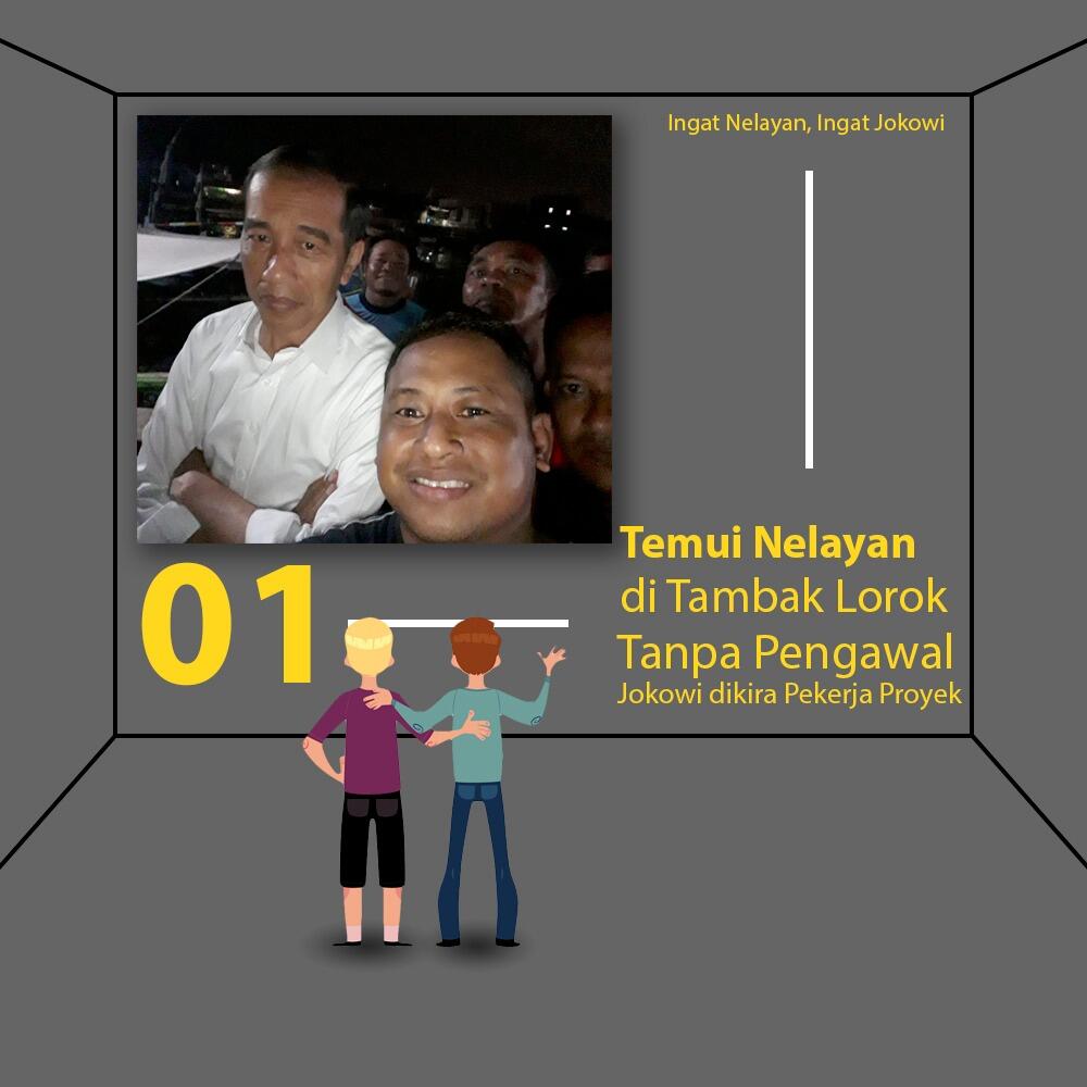 Kala Jokowi Hanya Ditemani Sopir Temui Warga Tambaklorok di Tengah Malam, Dikira...