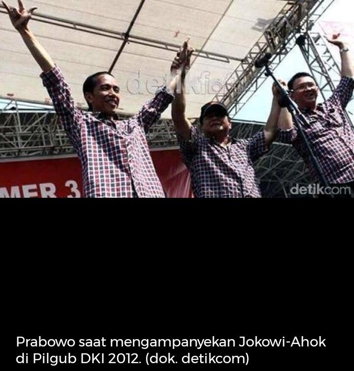 TKN ke Gerindra: Prabowo yang Bilang Jokowi Cari Biaya Sendiri di Pilgub DKI
