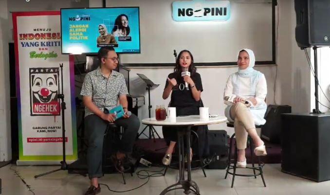 NGOPINI: Diskusi Santai Kirana Larasati &amp; Hanum Rais Bahas 'Alergi Politik' Anak Muda