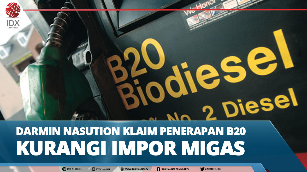 DARMIN NASUTION KLAIM PENERAPAN B20 KURANGI IMPOR MIGAS