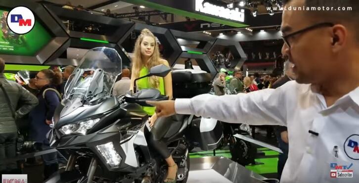 Terbang ke Milan, Lihat Langsung KAWASAKI Verys 1000 Keluaran 2019