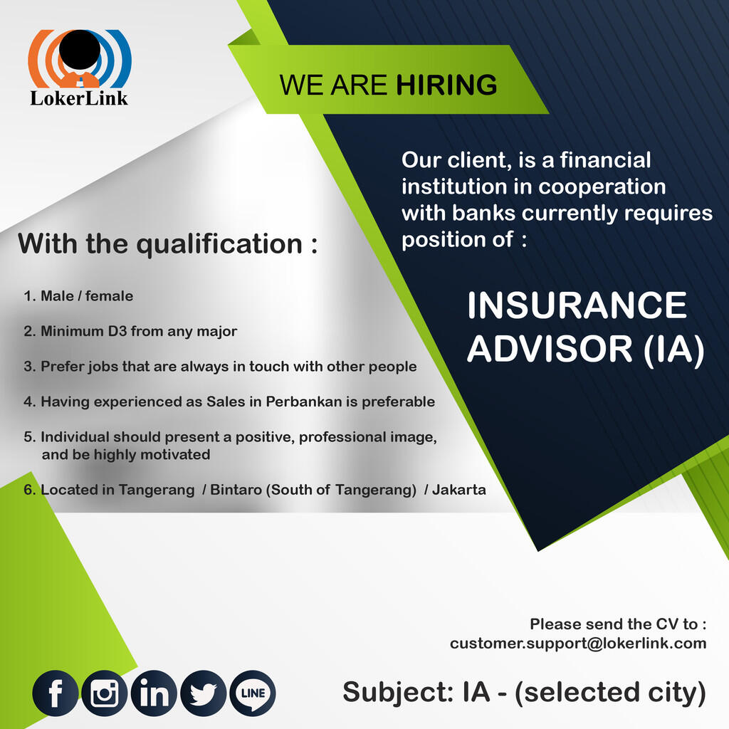 WE'RE HIRING NOW! (3 Positions In TANGERANG)