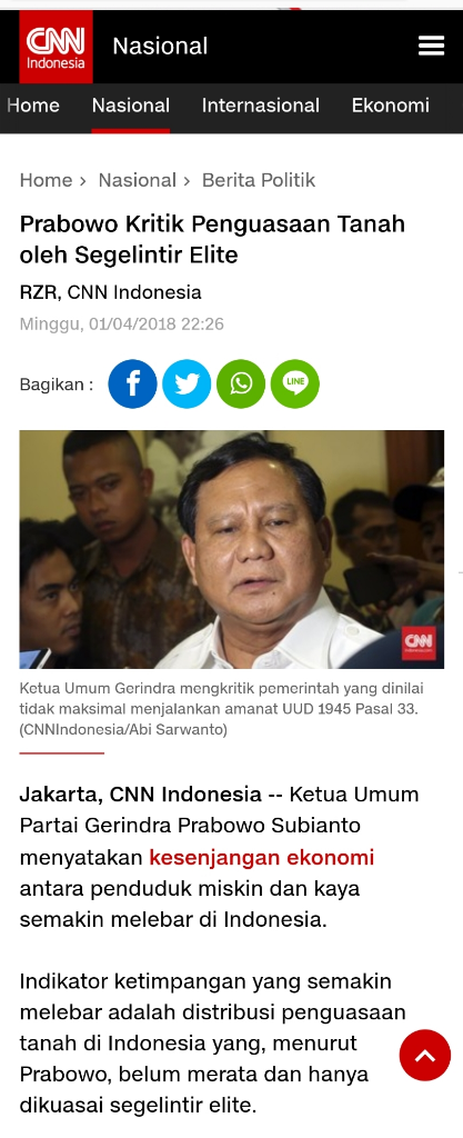 Prabowo Ditantang Kembalikan Tanah Sebelum 17 April, Buat Kubu Jokowi Juga