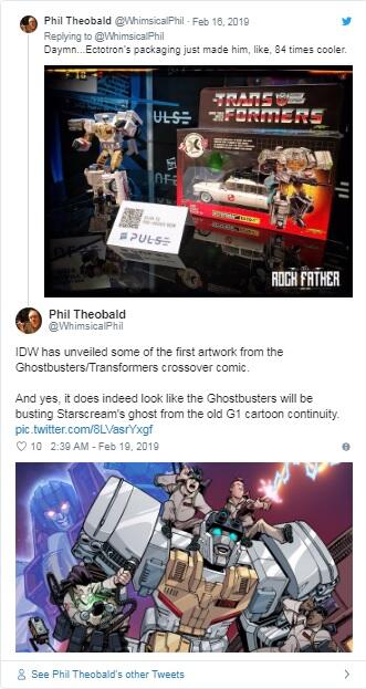 Crossover Transformers dan Ghostbusters Segera Dibuat!