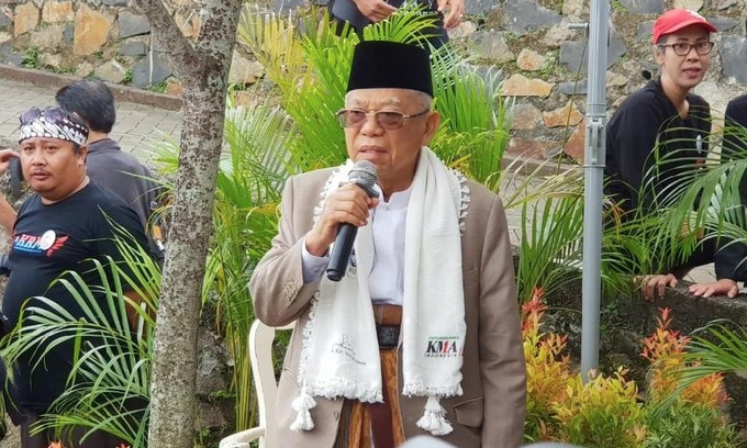 Ma'ruf Amin Bawa Ayat ke Panggung Debat