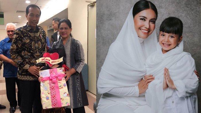 Momen Haru Presiden Jokowi&Iriana Jenguk Shakira,Putri Denada Melompat Kegirangan