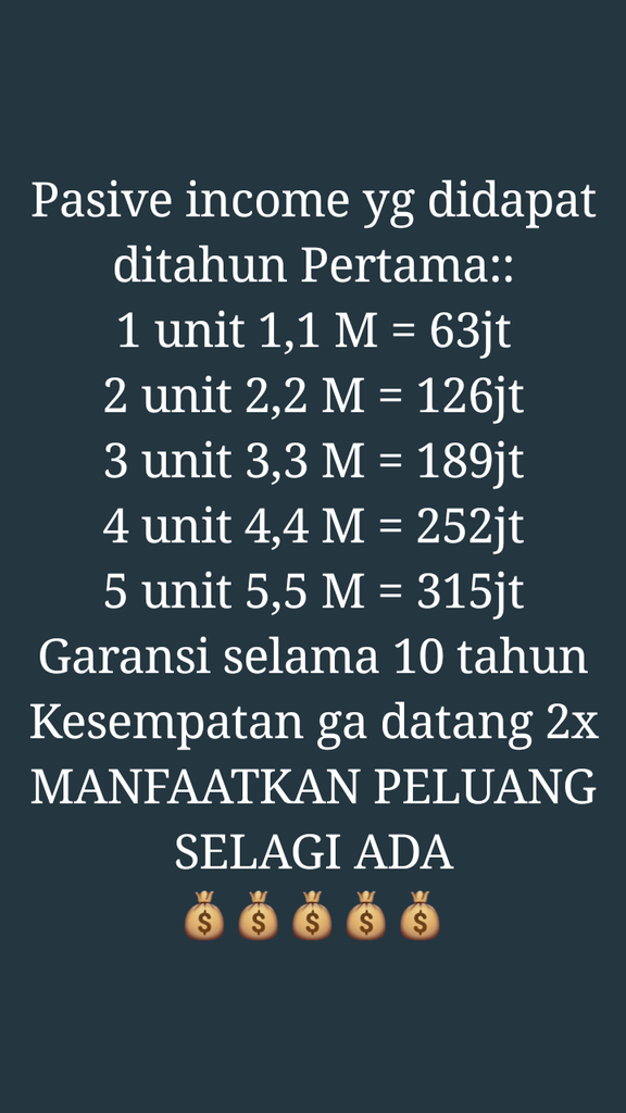 Sharing Bagaimana Cara Mendapatkan Pasive income Besar? Get iin!!