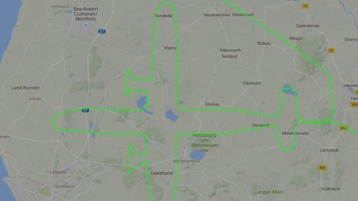 Gambaran di Flight Radar Seorang Pilot Gabut