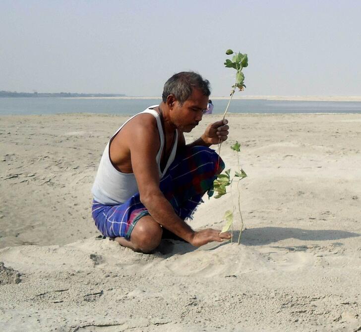 Seorang Pria India Habiskan 40 Tahun Untuk Mengubah Gurun Menjadi Hutan Besar