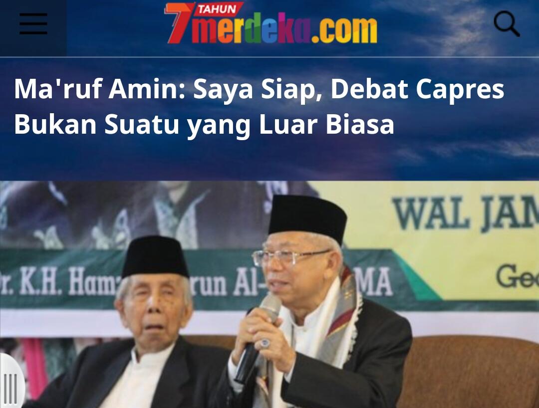 Di Depan Ibu-ibu di Makassar, Ma’ruf Amin Ngaku Masih Muda