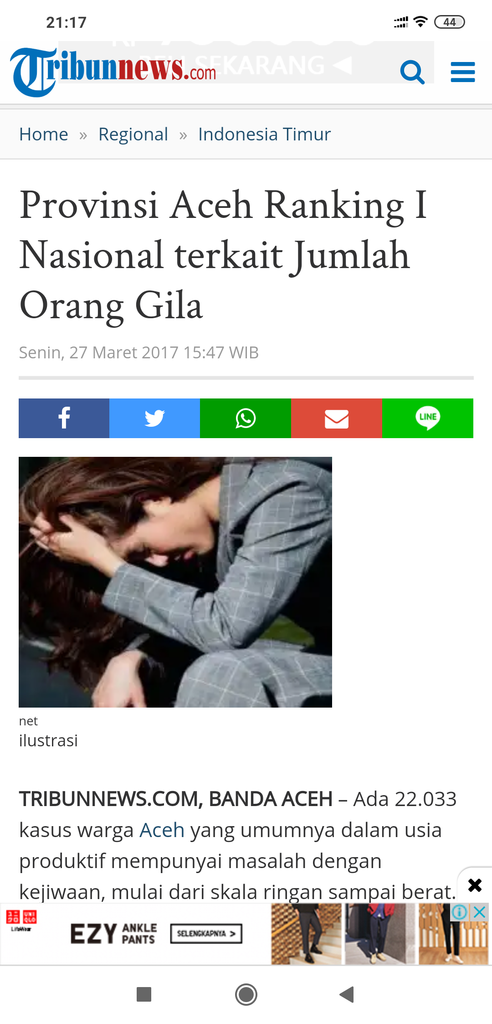 2.516 Warga Aceh Utara Alami Gangguan Jiwa