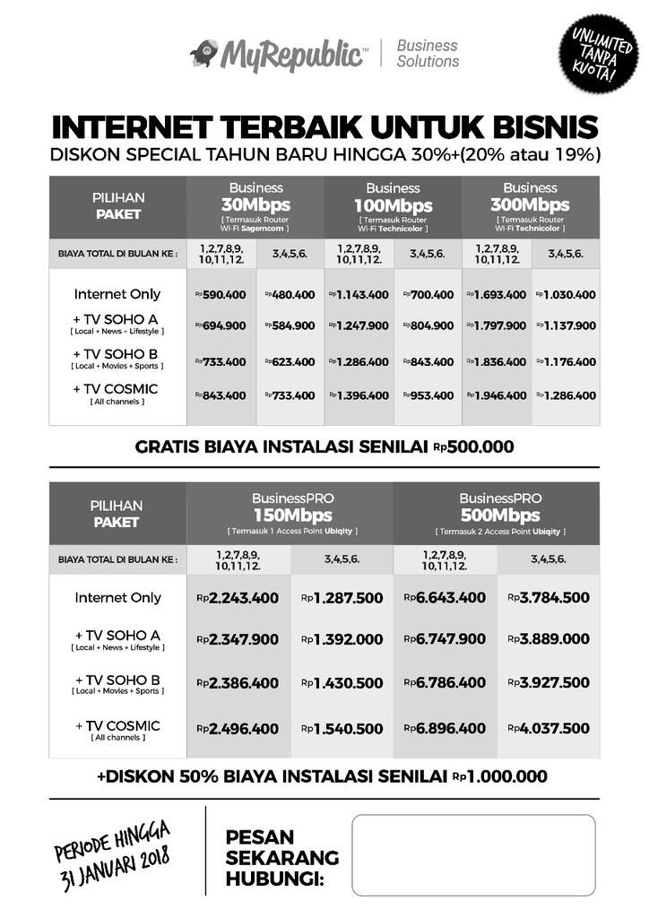 Pasang Internet Myrepublic Unlimited-Super Cepat-Super Murah, WA : 08999-089196