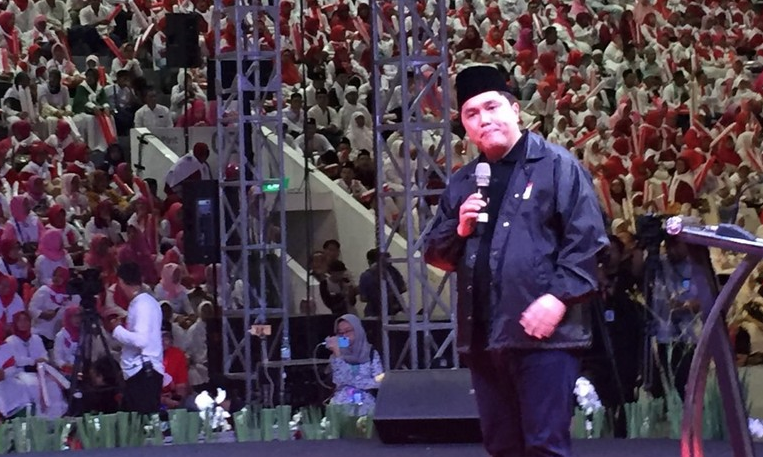 Erick Thohir: Pasangan 01 Islamnya, Salatnya, Keluarganya Jelas