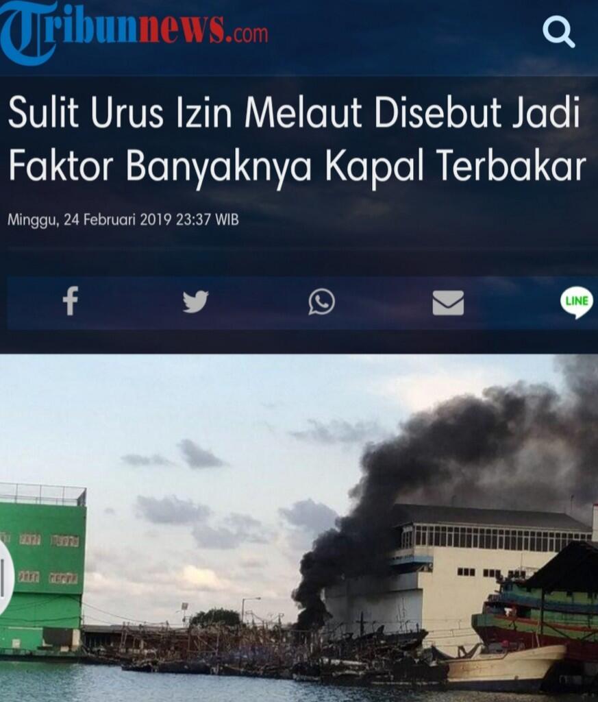 Sulit Urus Izin Melaut Disebut Jadi Faktor Banyaknya Kapal Terbakar