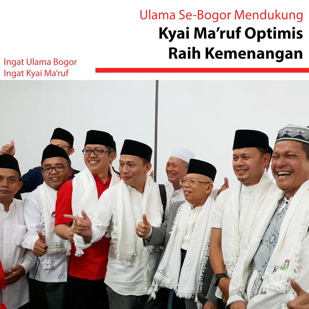 40 Ulama Akan Menangkan Jokowi-Ma'ruf di Kabupaten Bogor