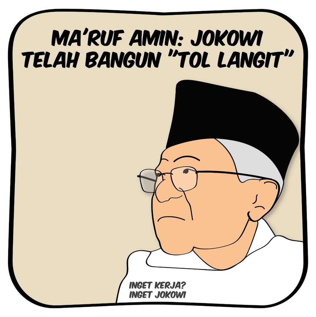 Ma'ruf Amin Sebut Jokowi Telah Membangun 'Tol Langit', Apa Itu?