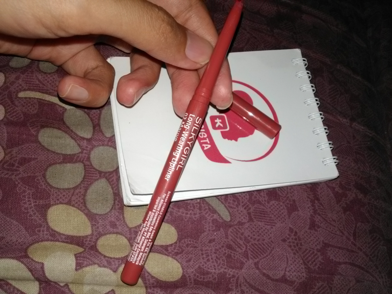 &#91;review&#93; Silky Girl Long Wearing Lipliner 02-Mauve