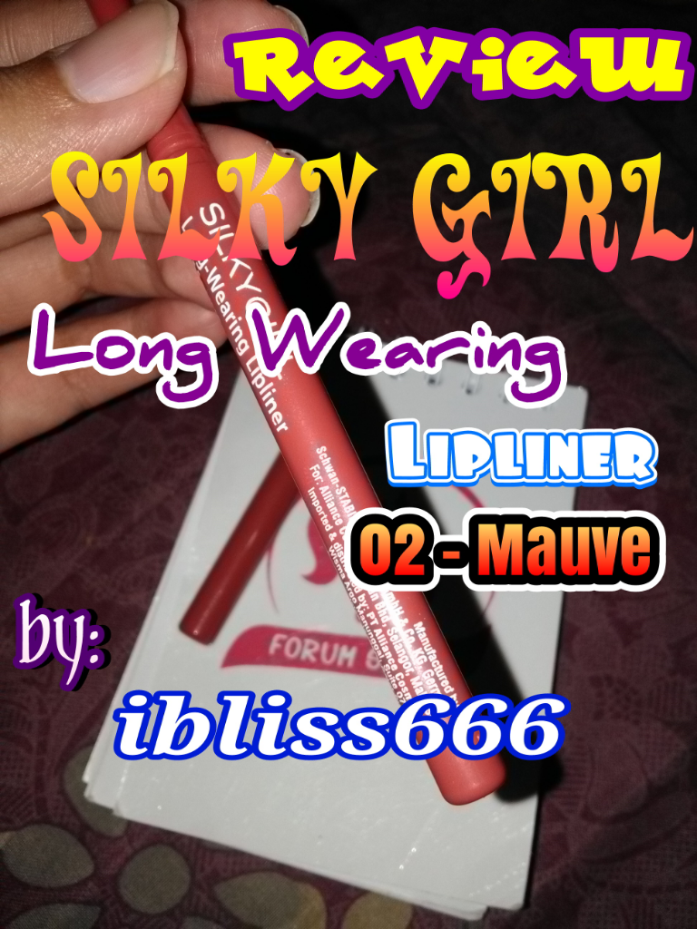 &#91;review&#93; Silky Girl Long Wearing Lipliner 02-Mauve