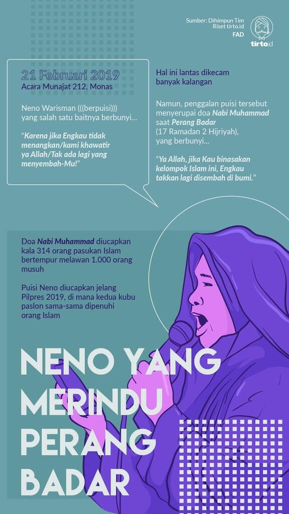 Asal-Usul Puisi Neno Warisman dan Sejarah Perang Badar