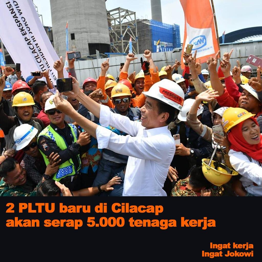 Jokowi Resmikan PLTU Cilacap Ekspansi 1
