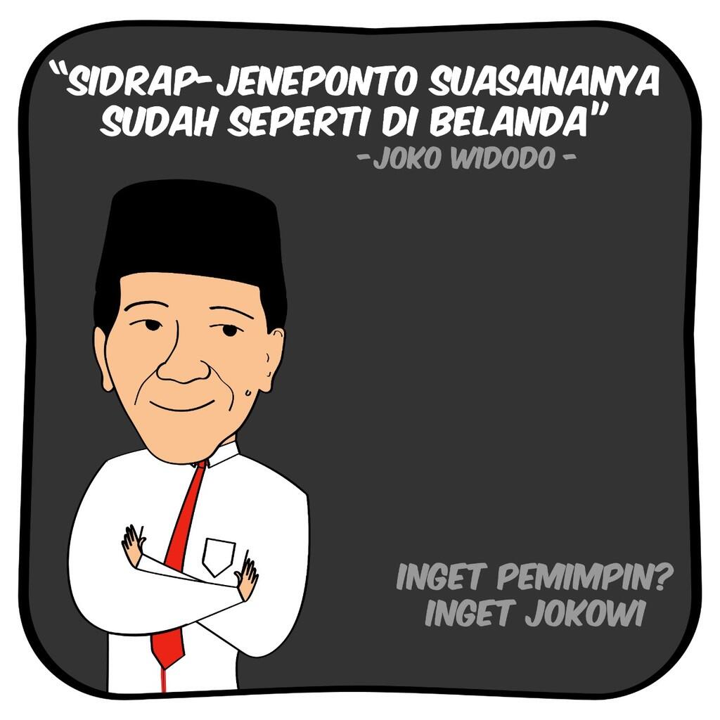 Jokowi: Sidrap-Jeneponto Suasananya sudah Seperti di Belanda