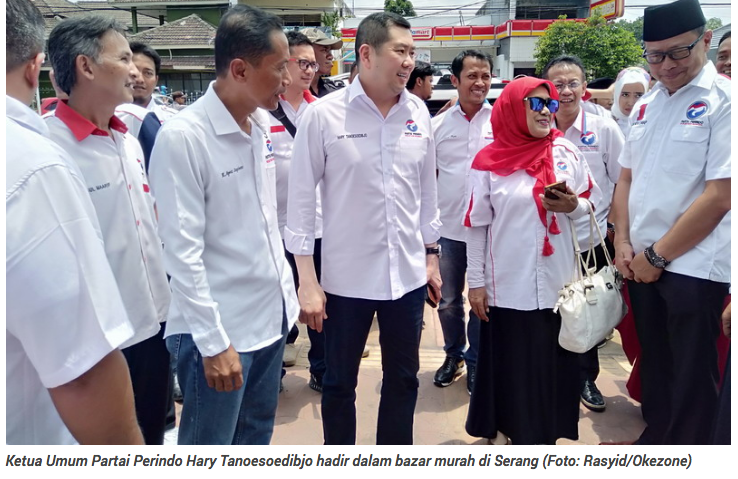 Gelar Bazar Murah, Hary Tanoe: Masyarakat yang Belum Sejahtera, Disejahterakan