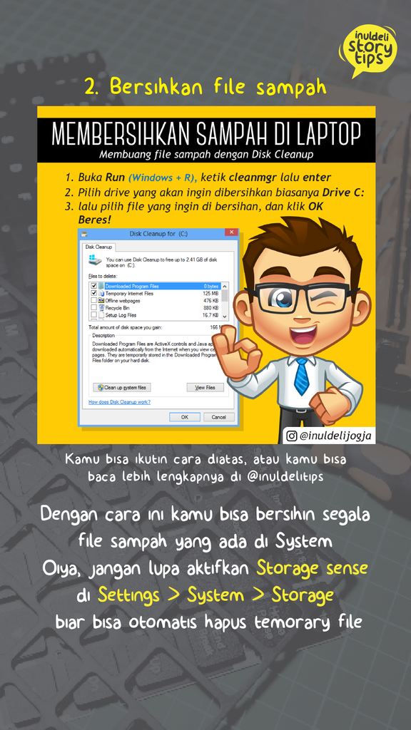 OPTIMASI WINDOWS 10 - INULDELI JOGJA