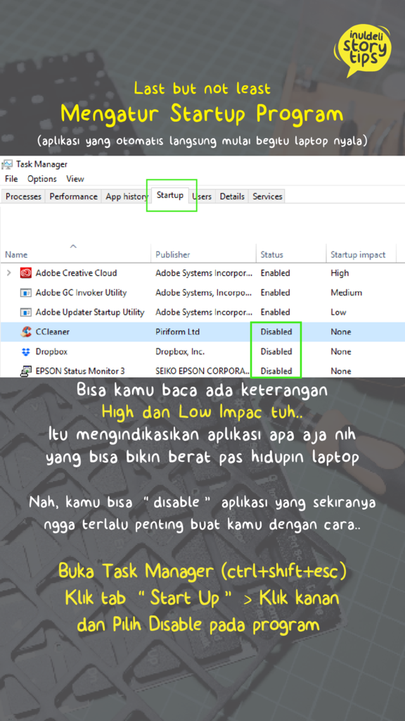 OPTIMASI WINDOWS 10 - INULDELI JOGJA