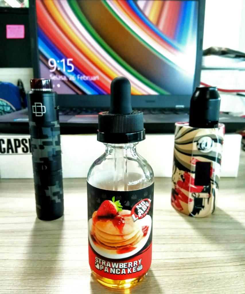 Liquid Rasa Strawberry pancake by no label x screaming inc