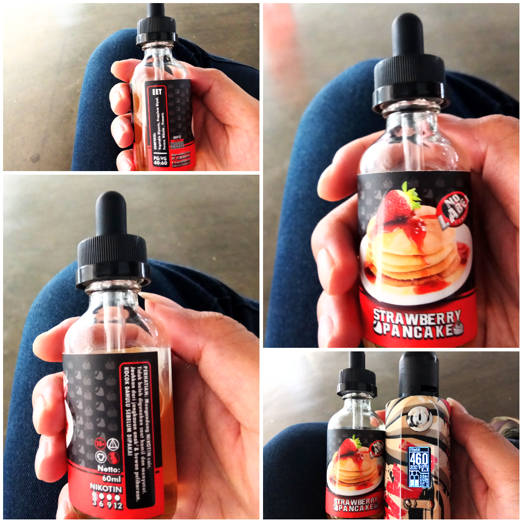 Liquid Rasa Strawberry pancake by no label x screaming inc