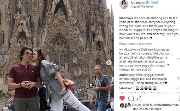 Move On Lah Luna Maya, Masa Masih Pajang Foto Reino!