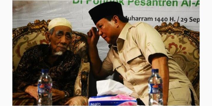 Putra Mbah Moen Deklarasi Dukung Prabowo di Temanggung