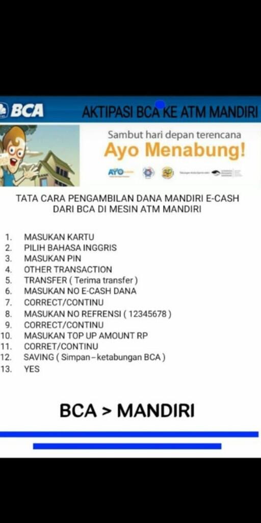 Penipuan mandiri e-cash